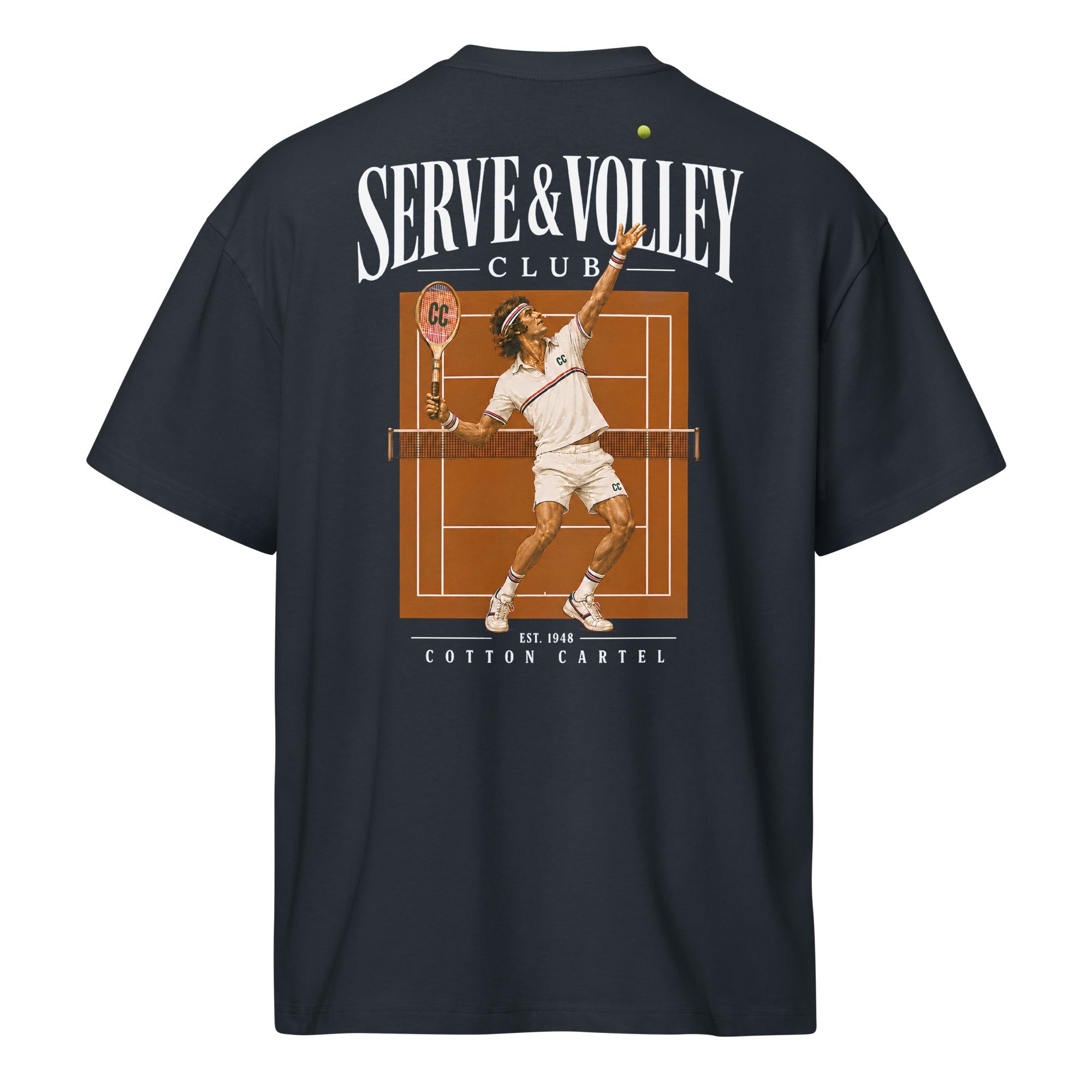 Serve & Volley Oversized Box Tee - cotton cartel