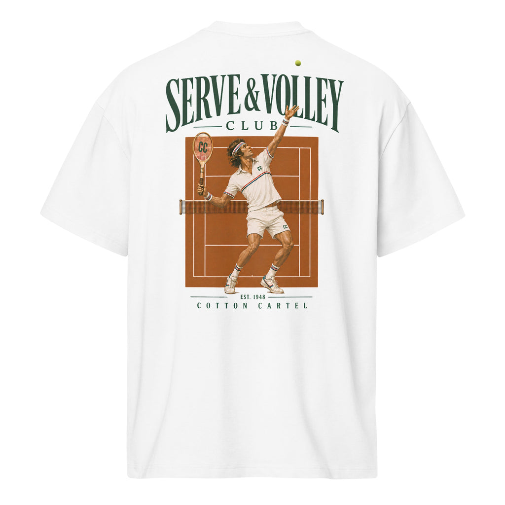 Serve & Volley Oversized Box Tee - cotton cartel