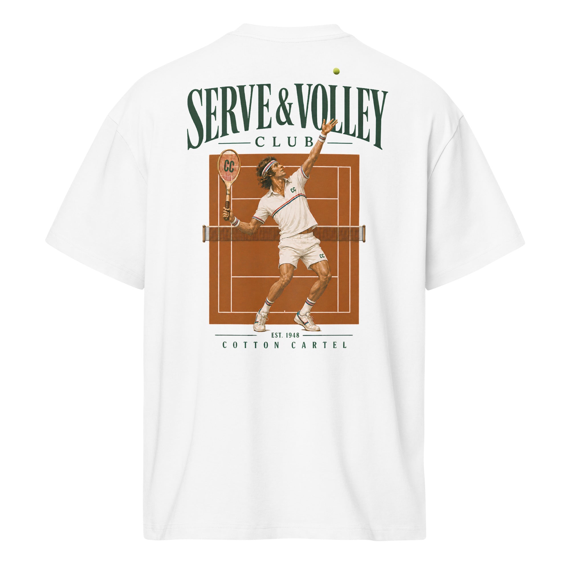 Serve & Volley Oversized Box Tee - cotton cartel