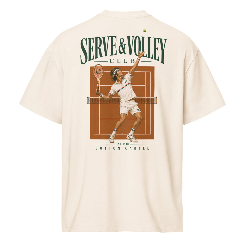 Serve & Volley Oversized Box Tee - cotton cartel