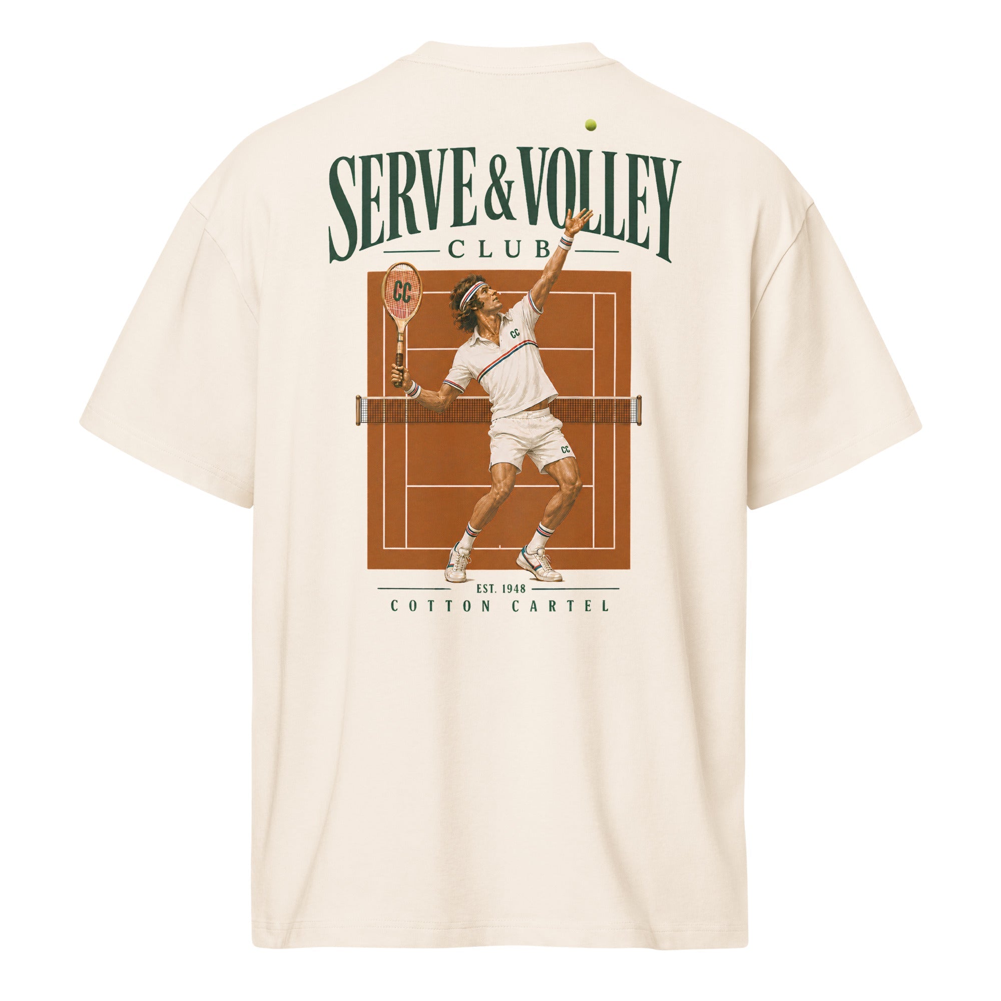 Serve & Volley Oversized Box Tee - cotton cartel