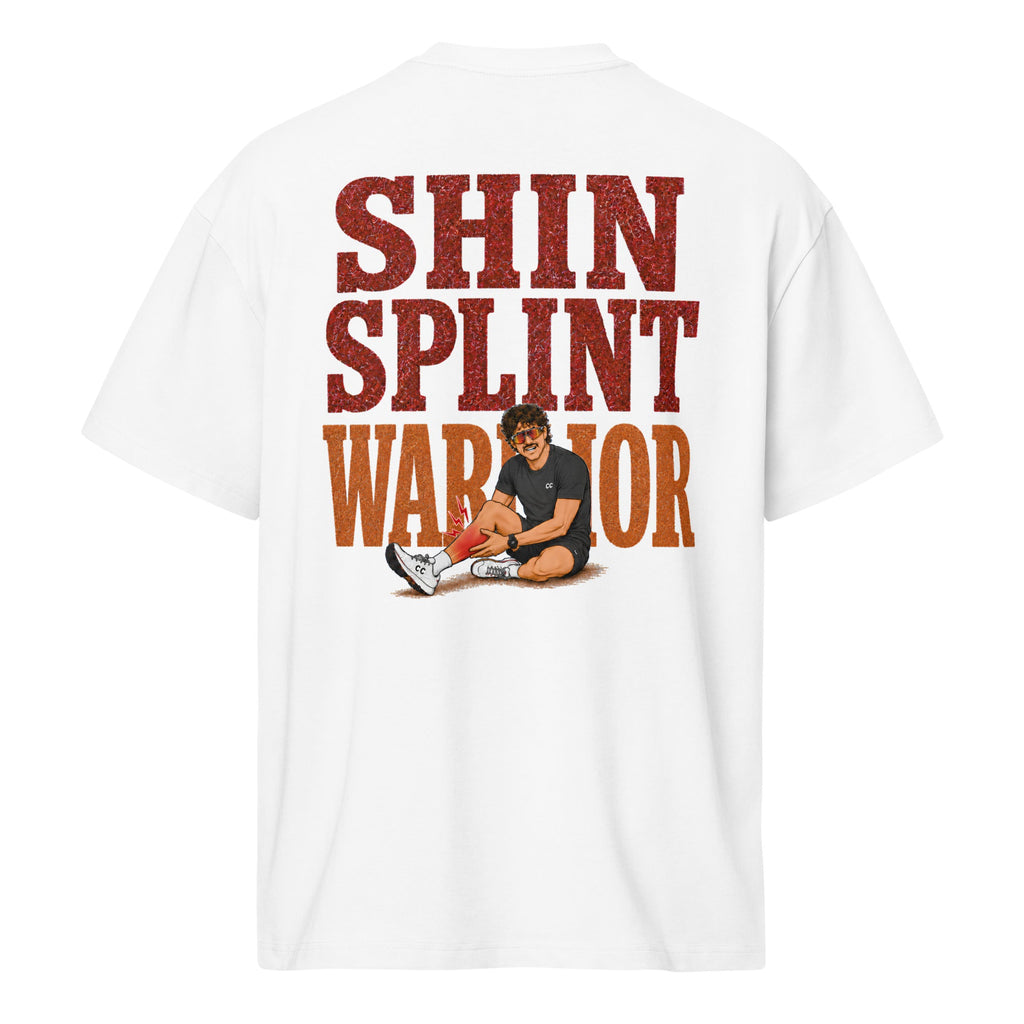 Shin Splint Warrior Men’s Oversized Box Tee - cotton cartel