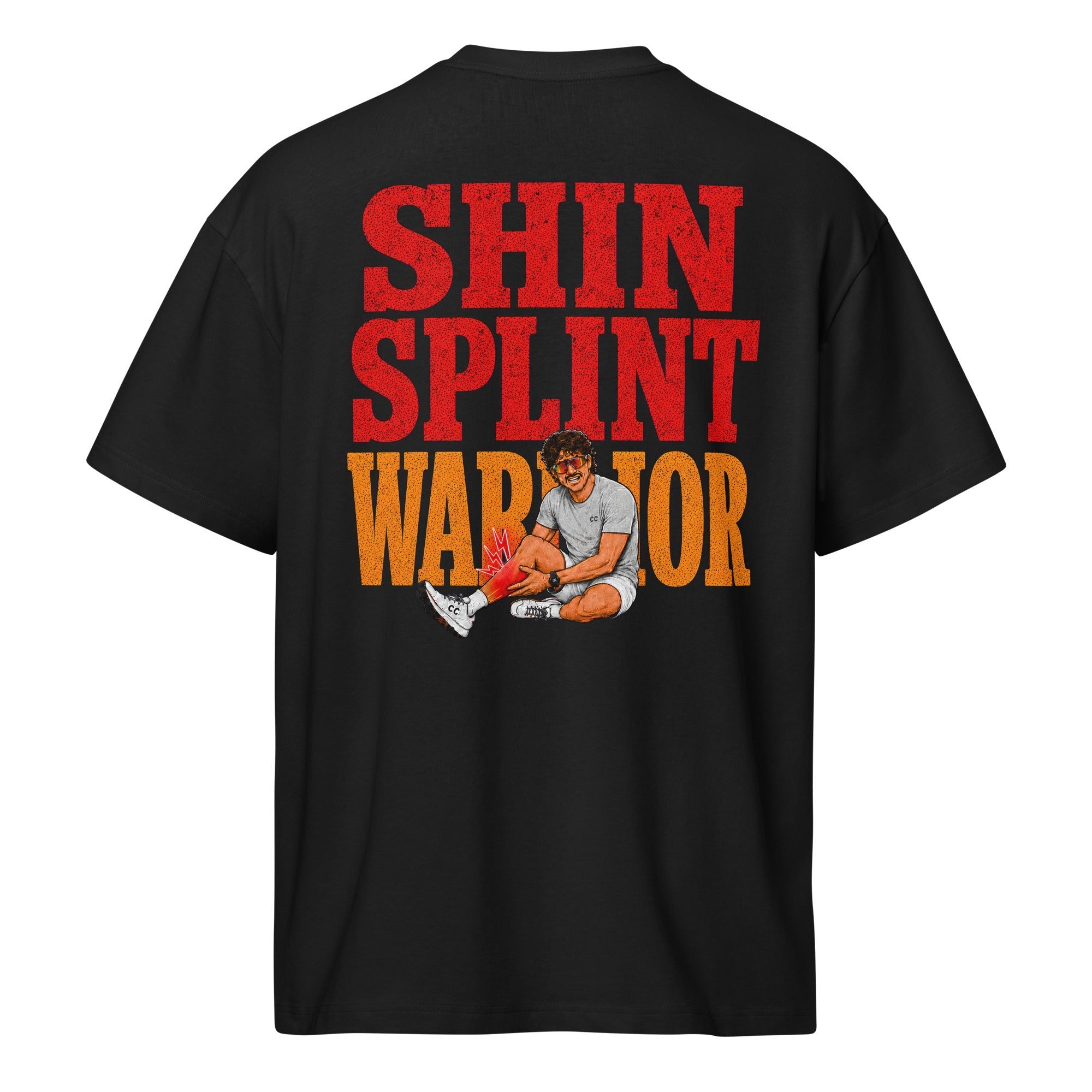 Shin Splint Warrior Men’s Oversized Box Tee - cotton cartel