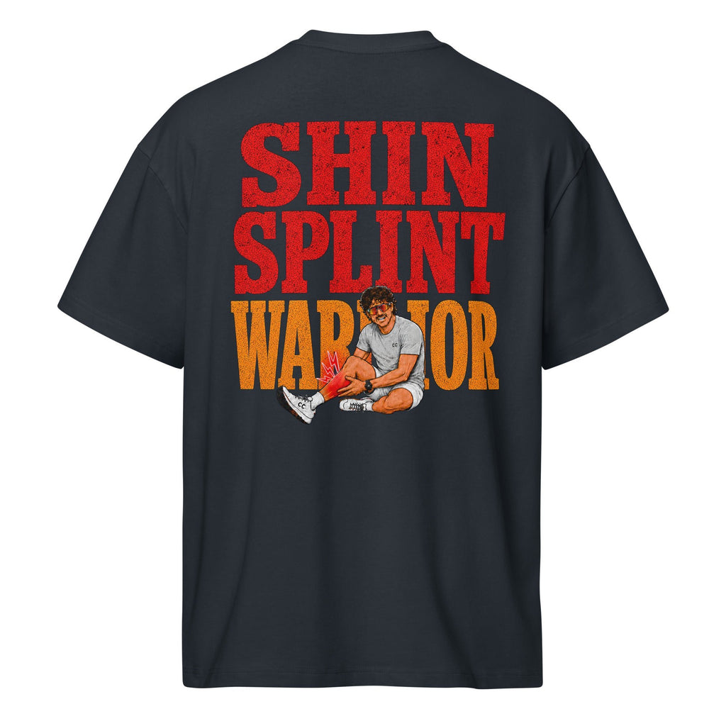 Shin Splint Warrior Men’s Oversized Box Tee - cotton cartel