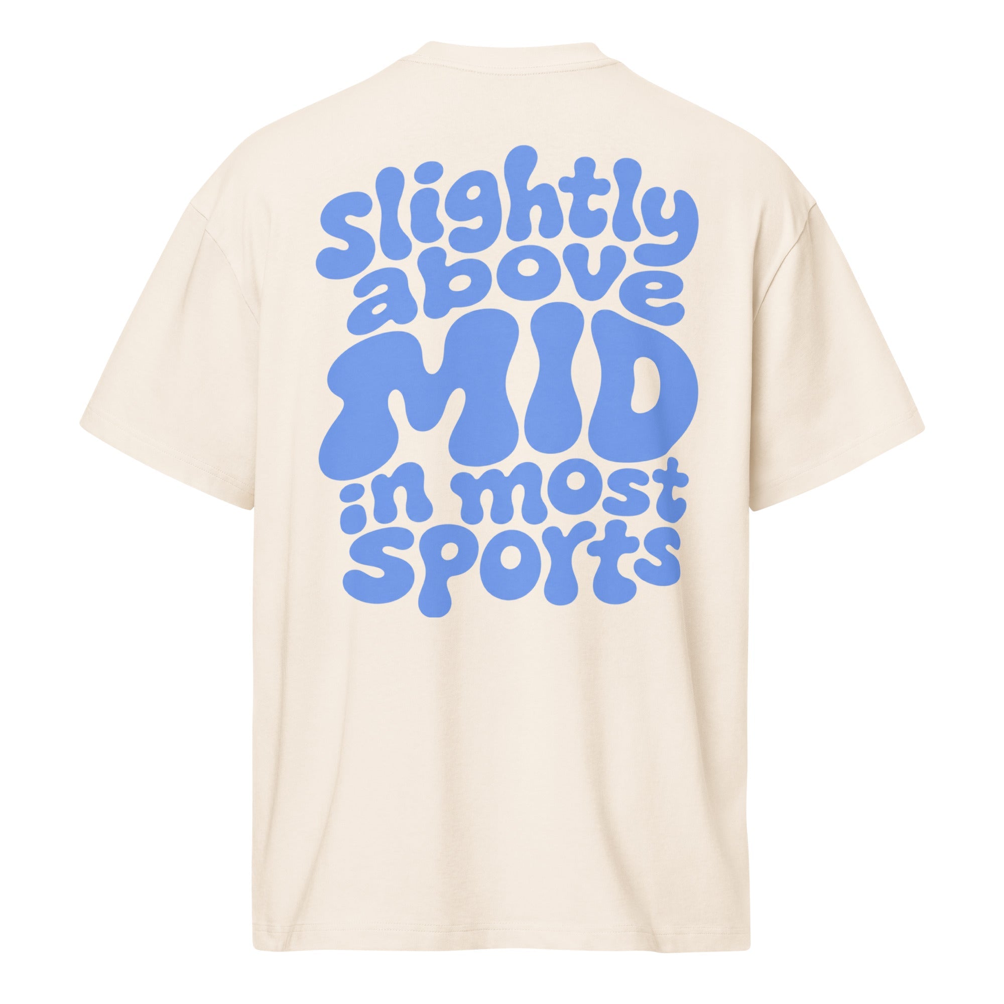 Slightly Above MID Oversized Box Tee - cotton cartel
