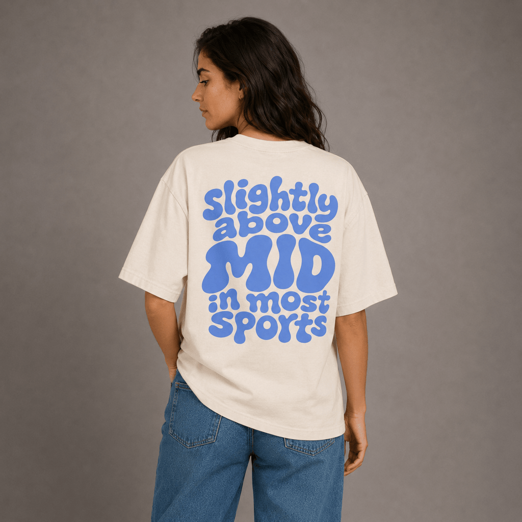 Slightly Above MID Oversized Box Tee - cotton cartel
