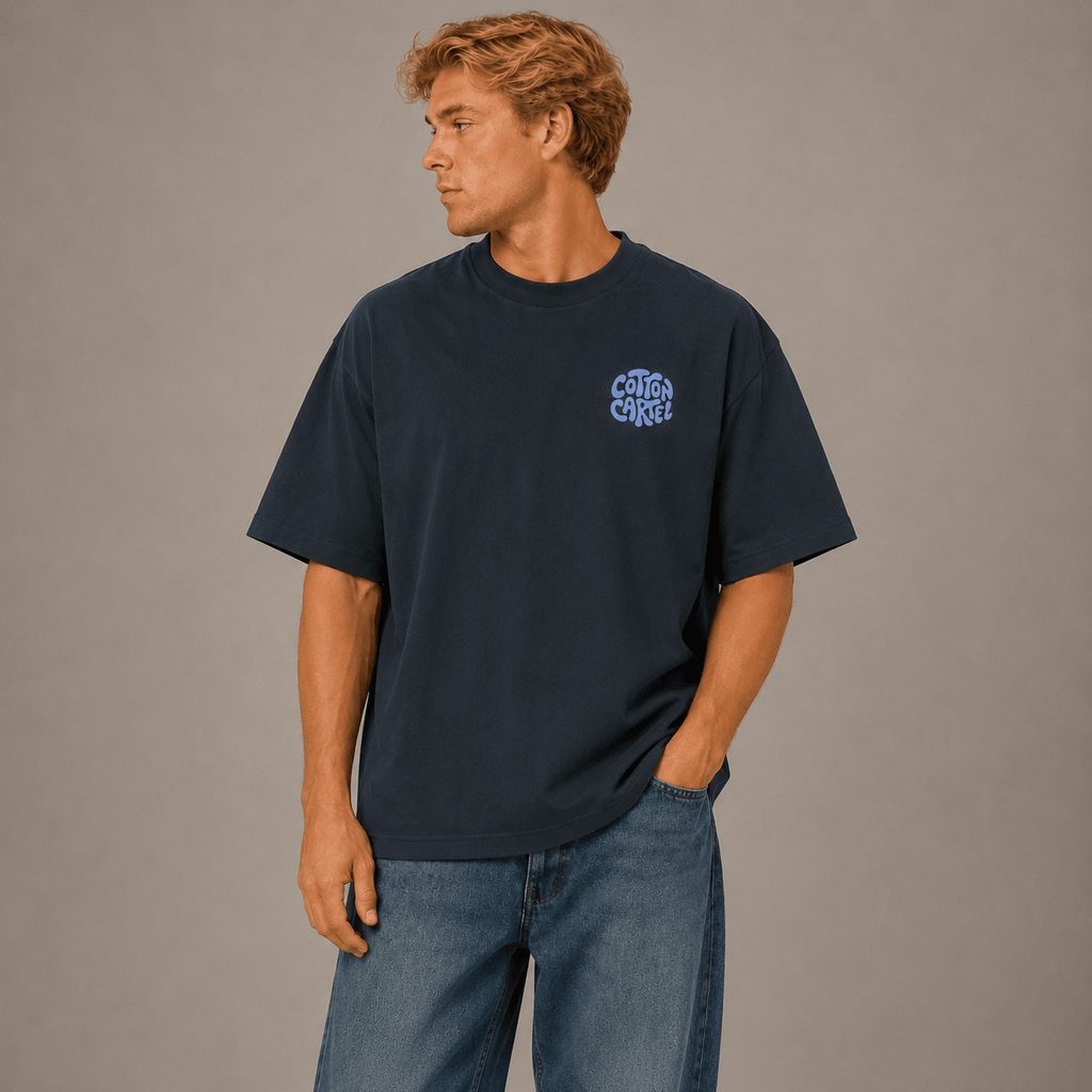 Slightly Above MID Oversized Box Tee - cotton cartel