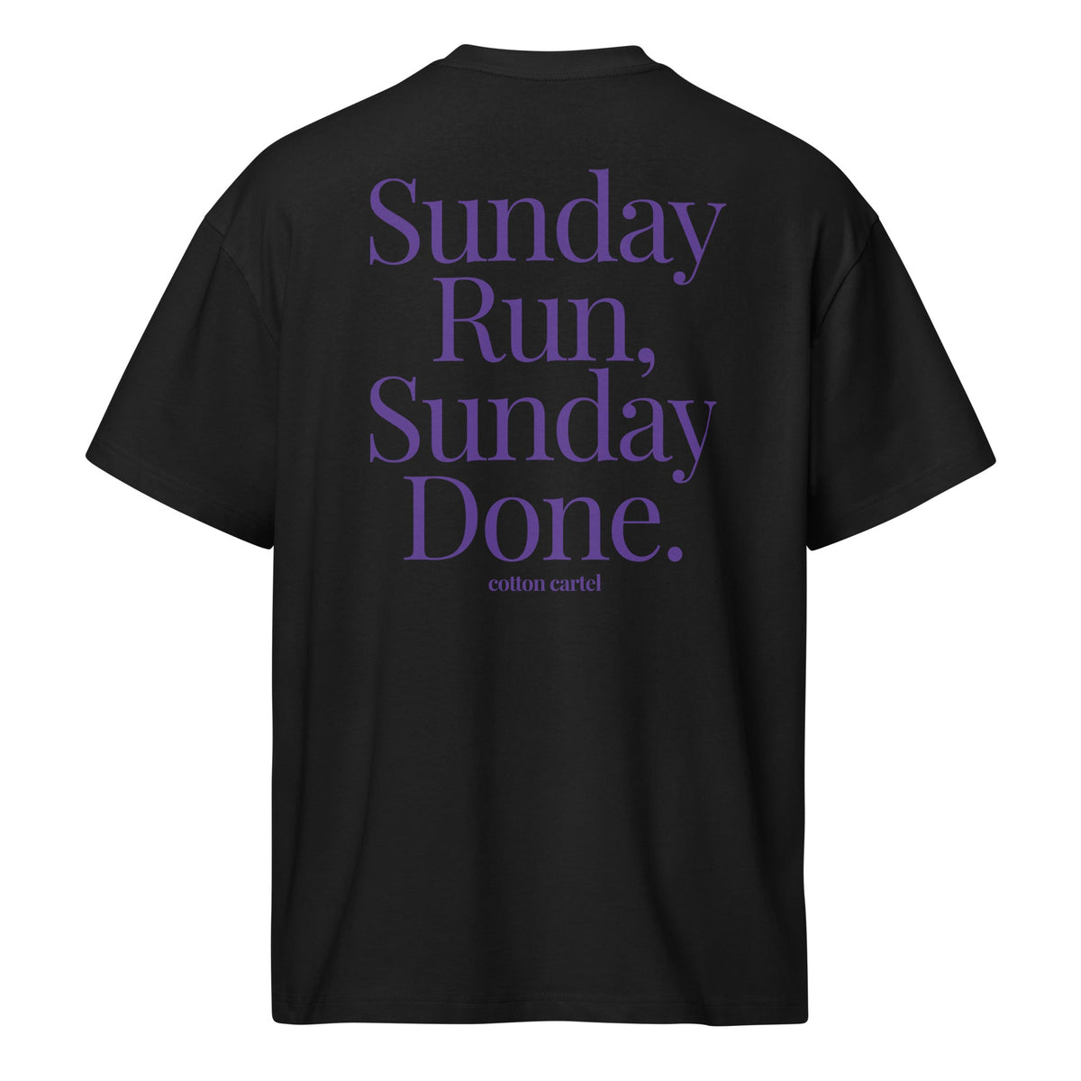 Sunday Run Oversized Box Tee - cotton cartel