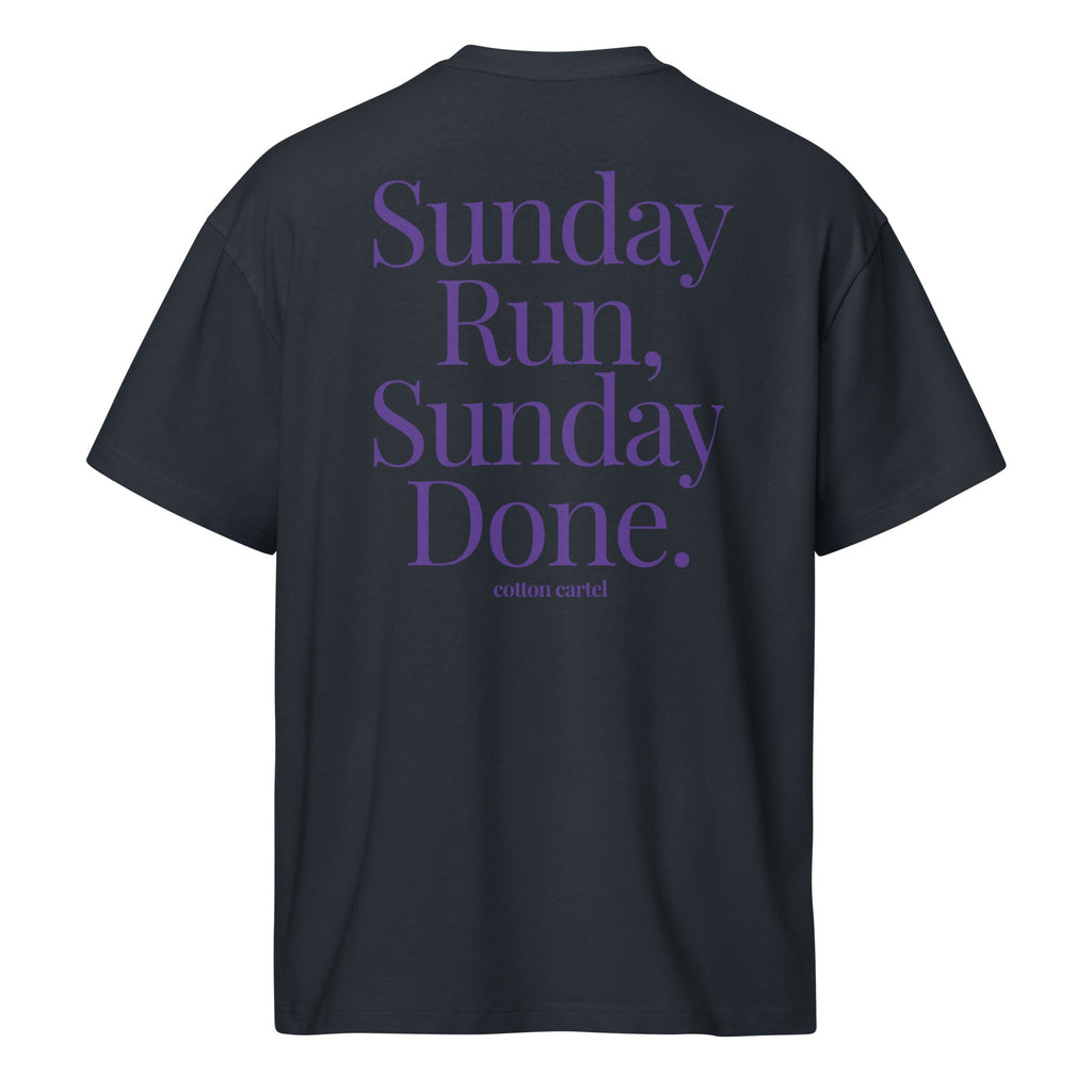 Sunday Run Oversized Box Tee - cotton cartel