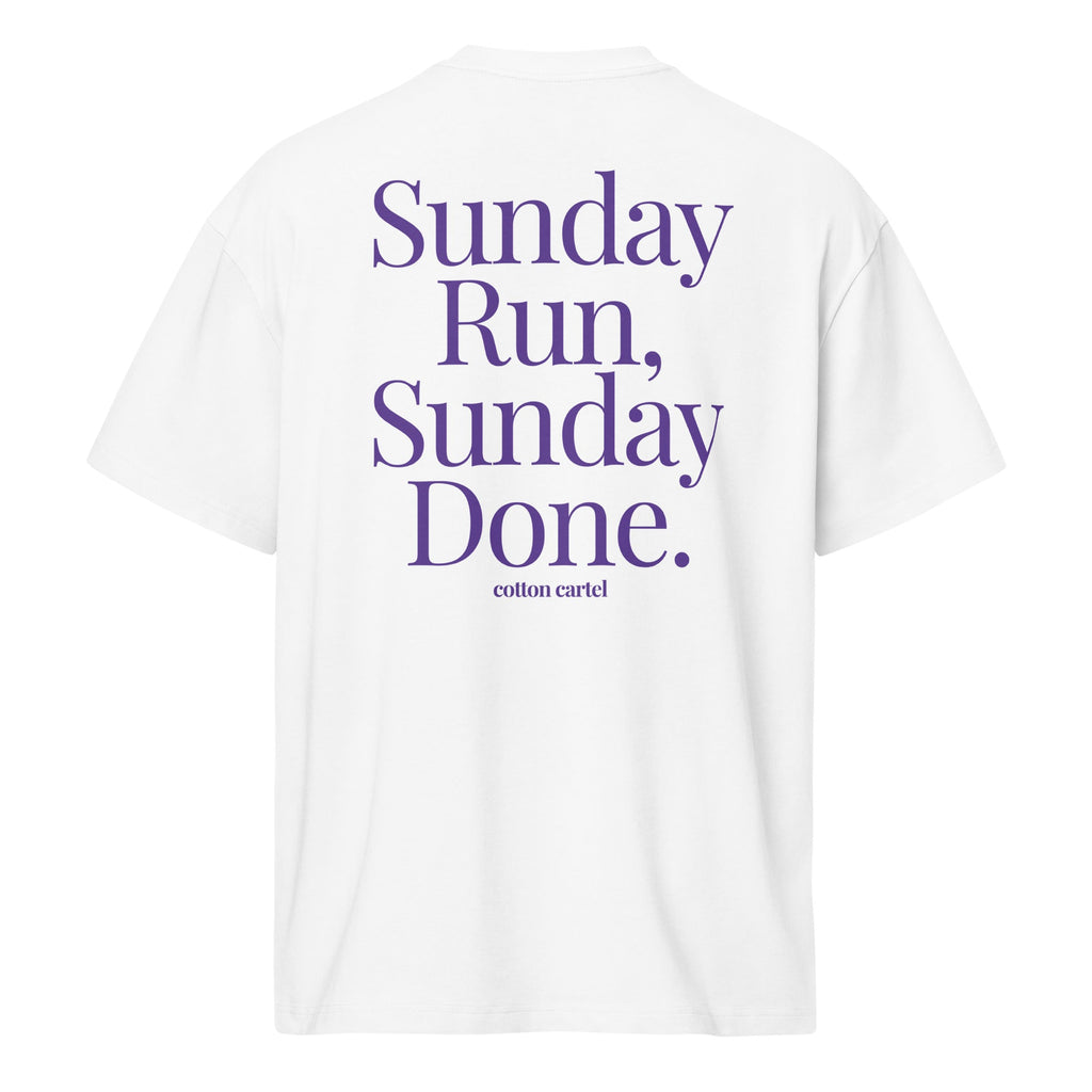 Sunday Run Oversized Box Tee - cotton cartel