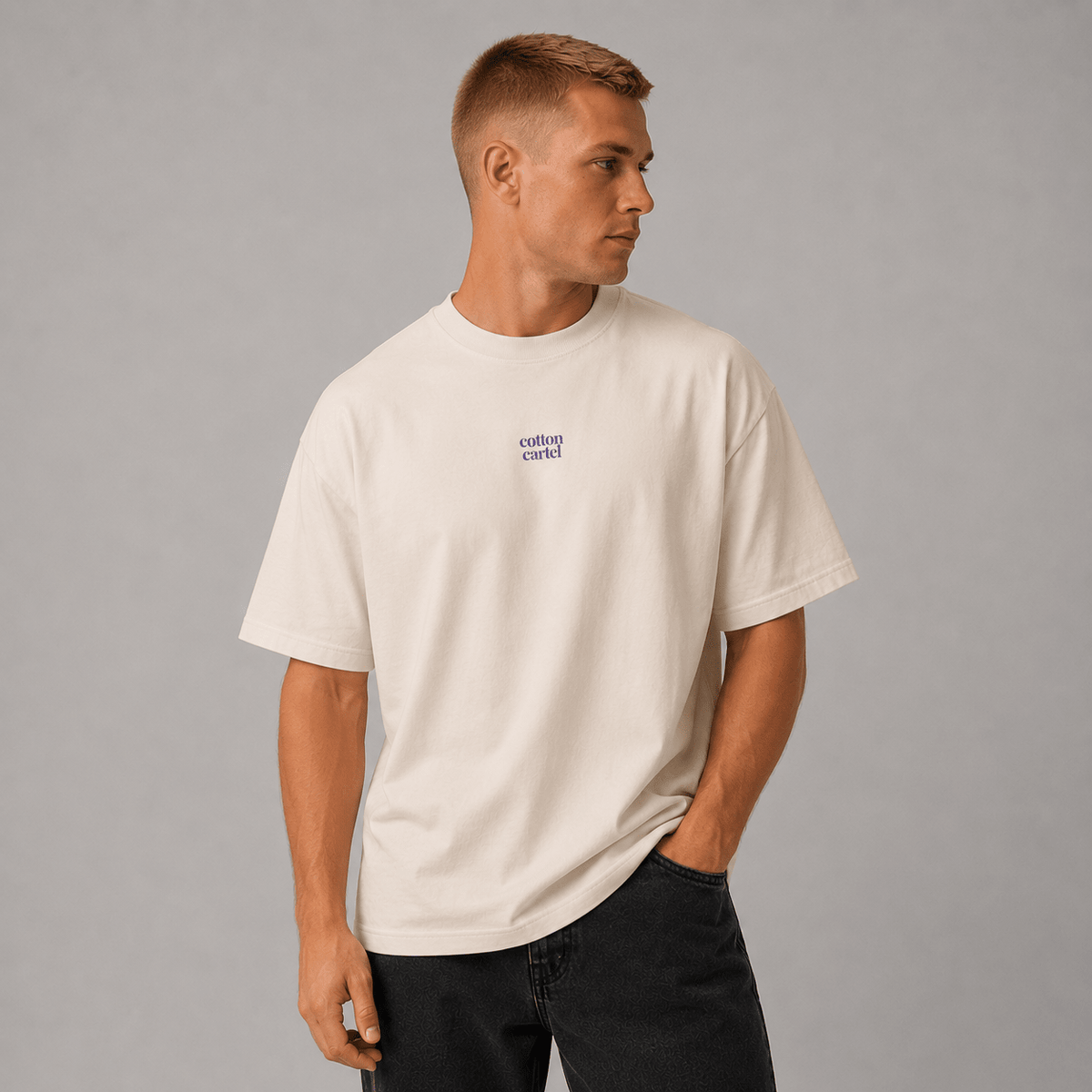 Sunday Run Oversized Box Tee - cotton cartel