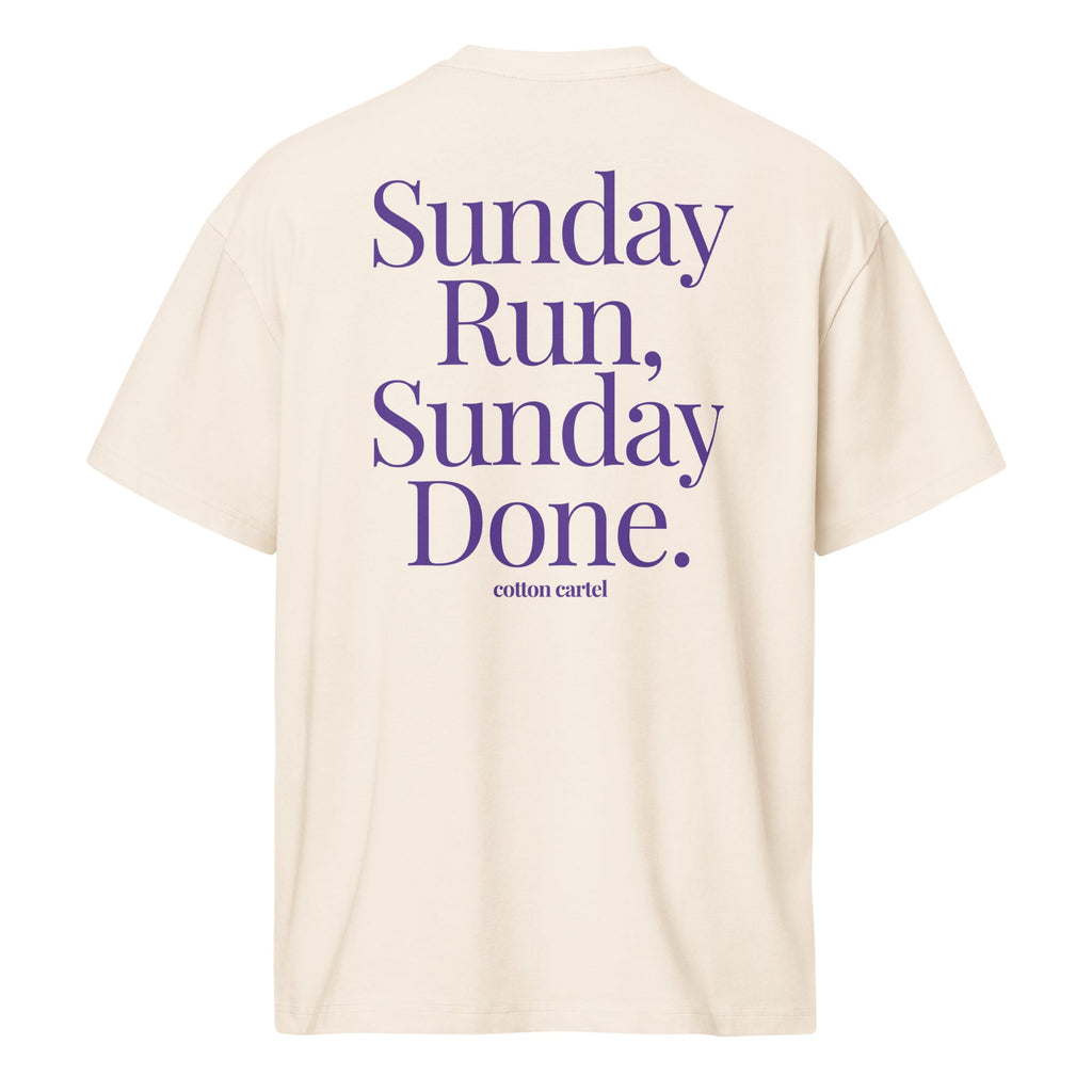 Sunday Run Oversized Box Tee - cotton cartel