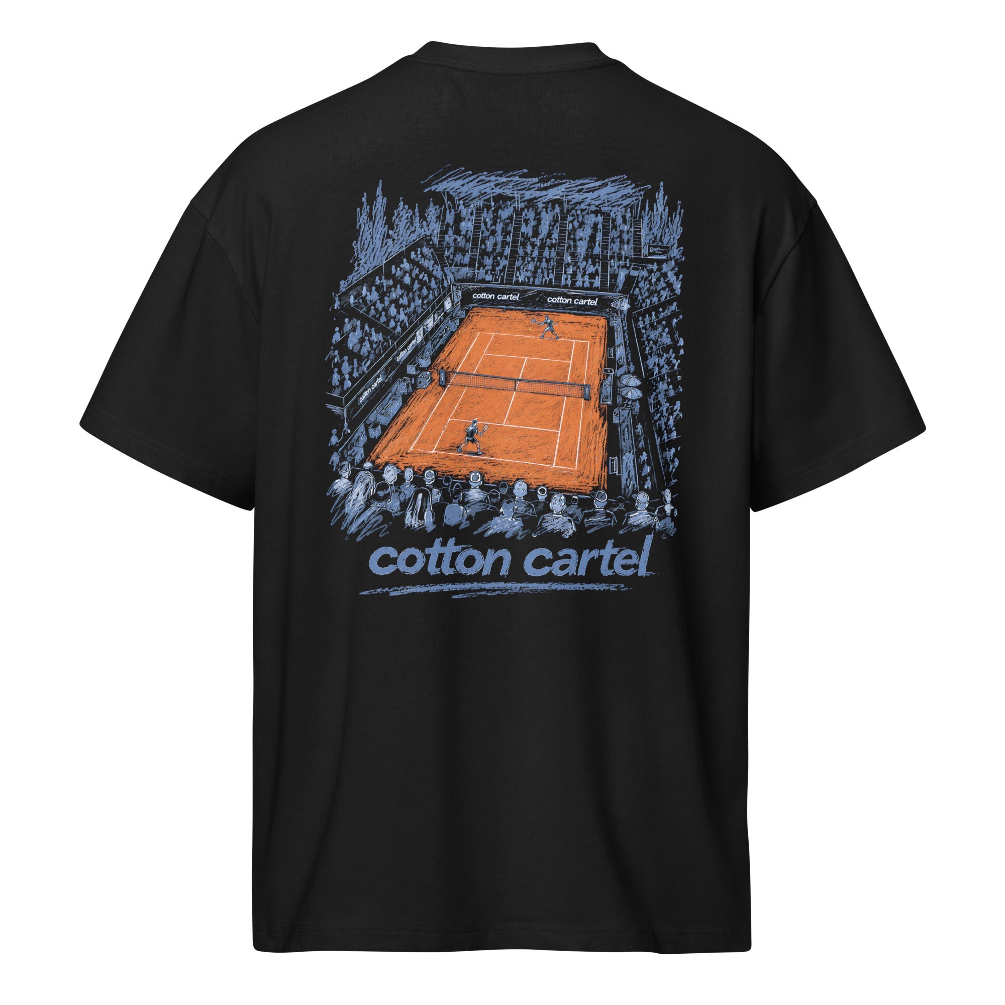 Tennis Clay Court Oversized Box Tee - cotton cartel