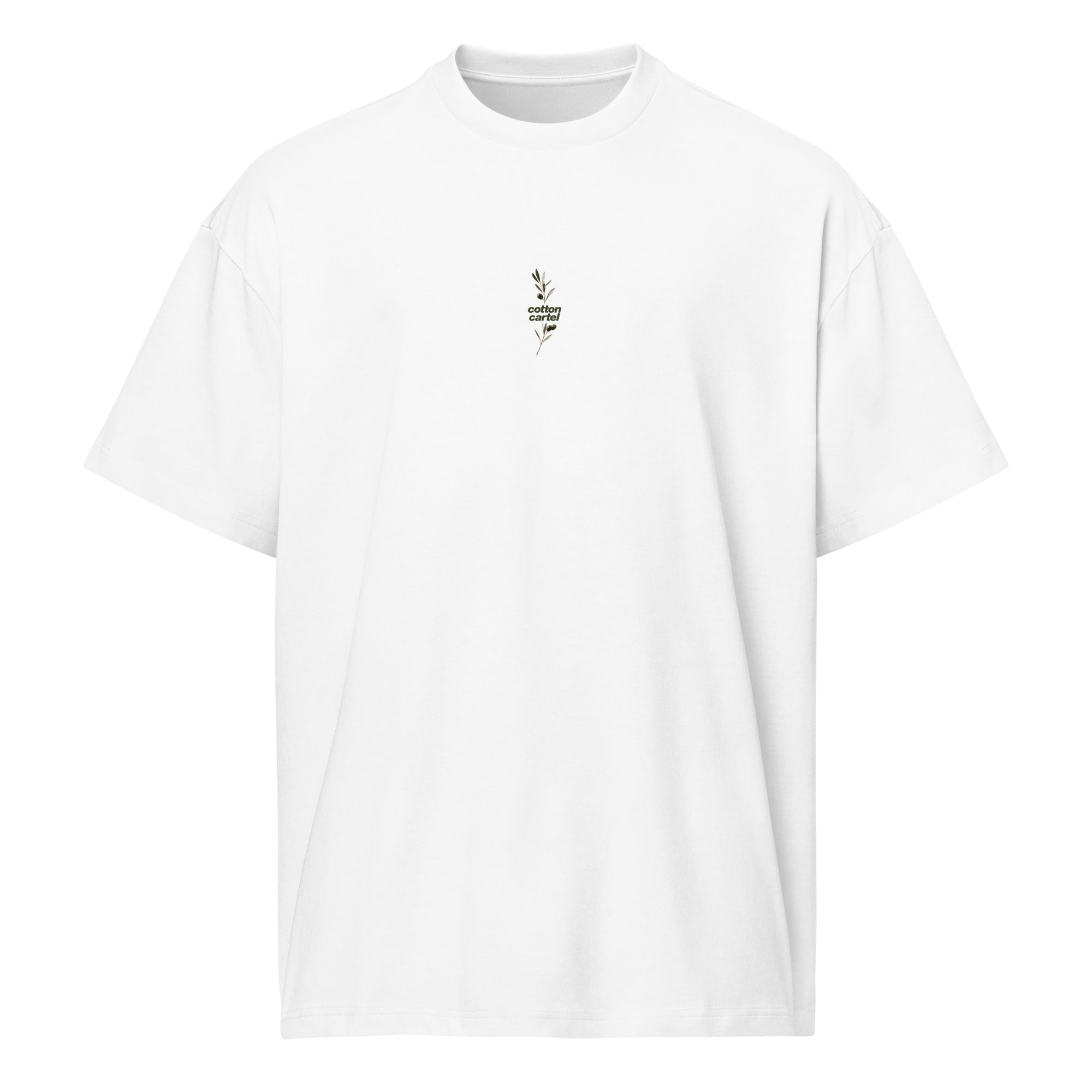 Thermopylae Olive Gardens Oversized Box Tee - cotton cartel