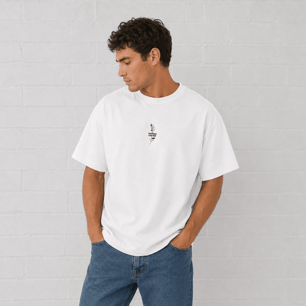 Thermopylae Olive Gardens Oversized Box Tee - cotton cartel