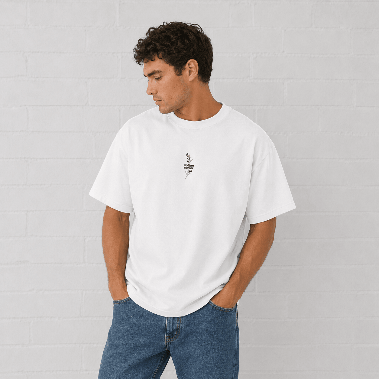 Thermopylae Olive Gardens Oversized Box Tee - cotton cartel
