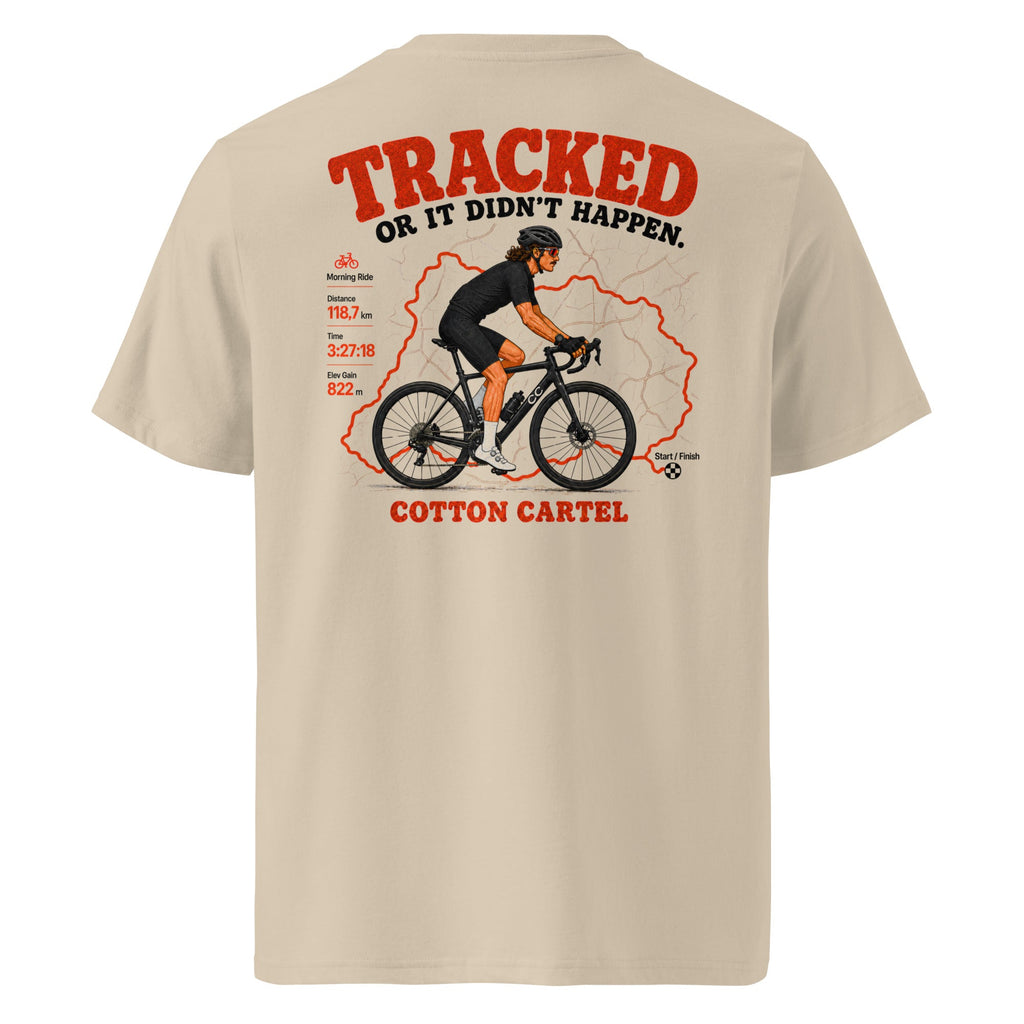 Tracked or It Didn’t Happen Cyclist Classic Tee - cotton cartel