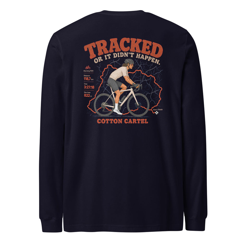 Tracked or It Didn’t Happen Cyclist Lightweight Long Sleeve - cotton cartel