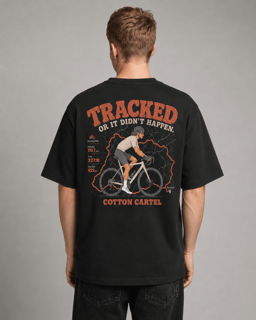 Tracked or It Didn’t Happen Cyclist Oversized Box Tee - cotton cartel