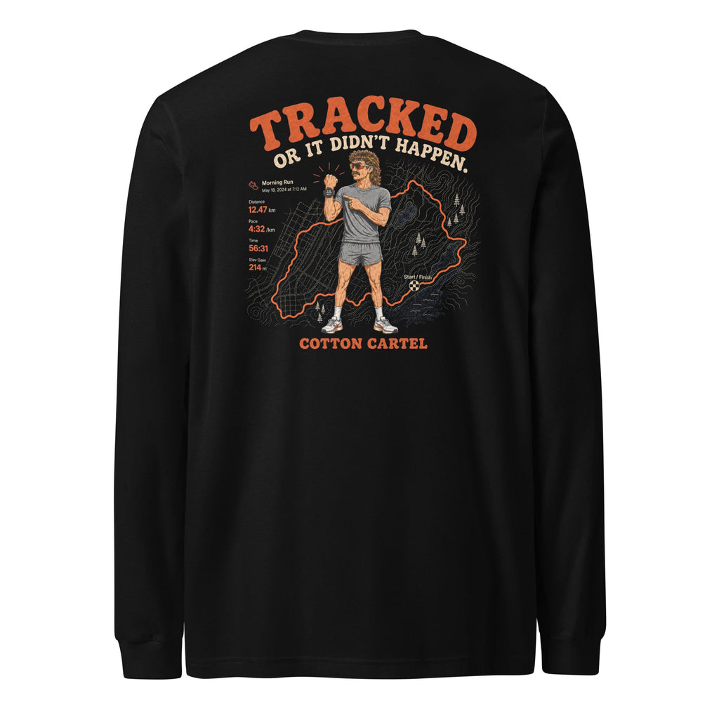 Tracked or It Didn’t Happen Male Lightweight Long Sleeve - cotton cartel