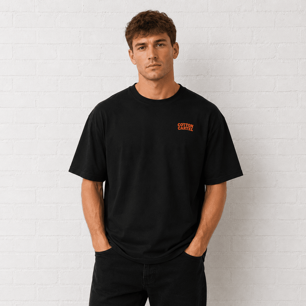 Tracked or It Didn’t Happen Male Oversized Box Tee - cotton cartel