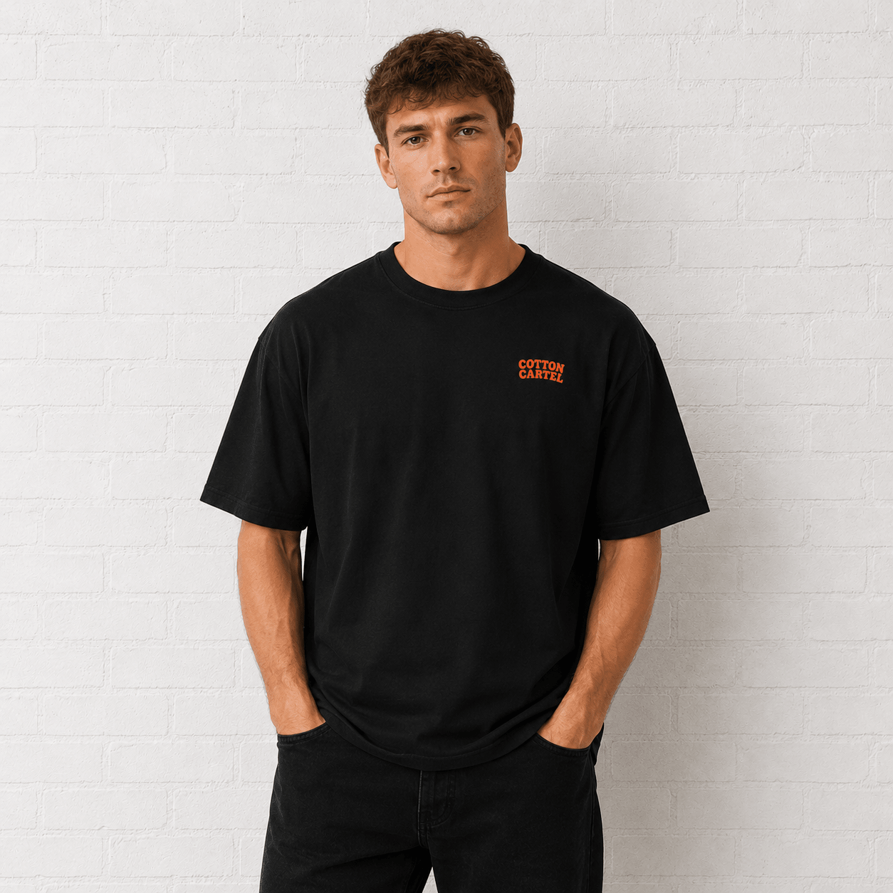 Tracked or It Didn’t Happen Male Oversized Box Tee - cotton cartel