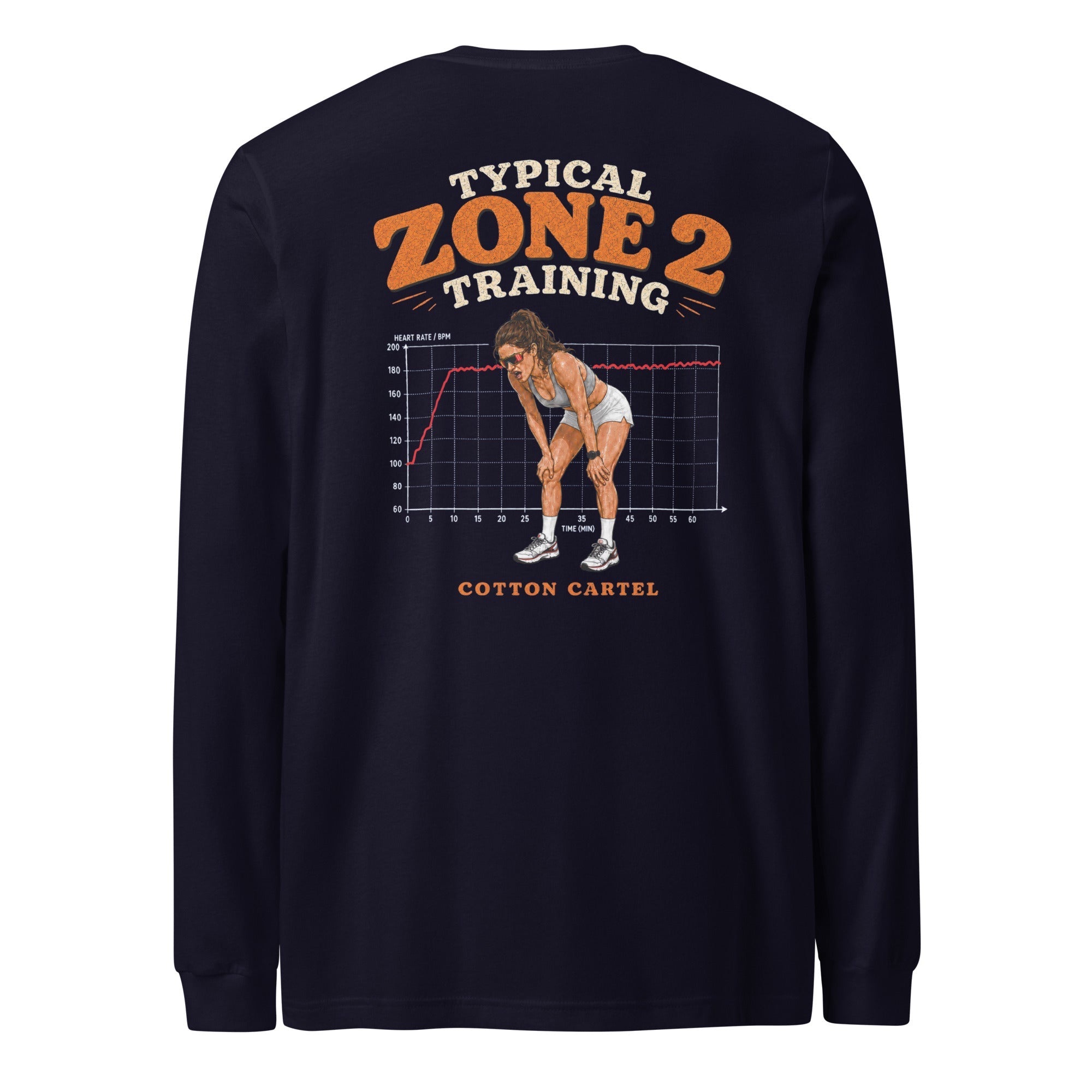 Zone 2 Running Female Lightweight Long Sleeve - cotton cartel