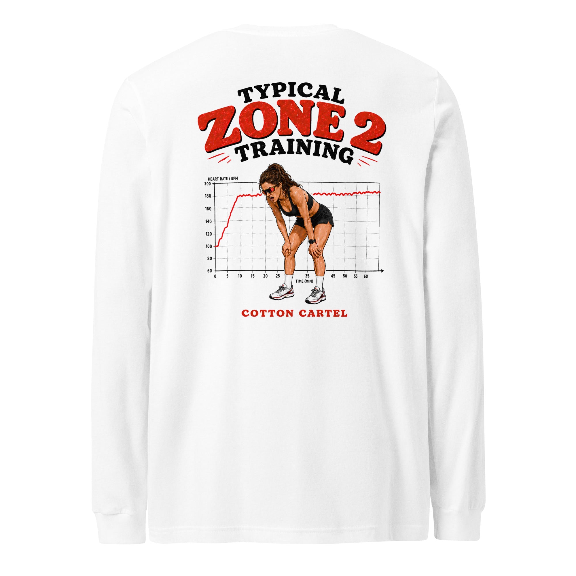 Zone 2 Running Female Lightweight Long Sleeve - cotton cartel