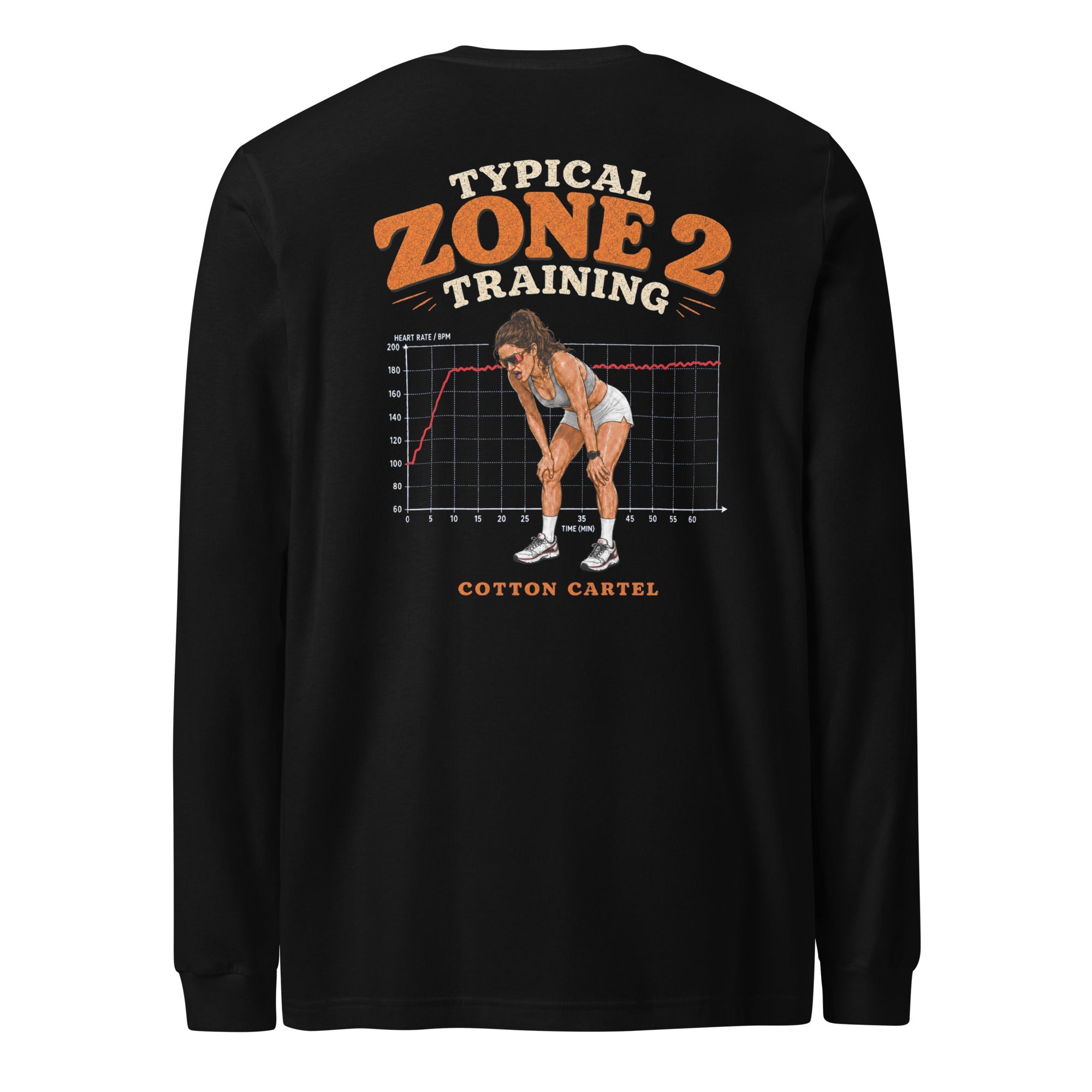 Zone 2 Running Female Lightweight Long Sleeve - cotton cartel