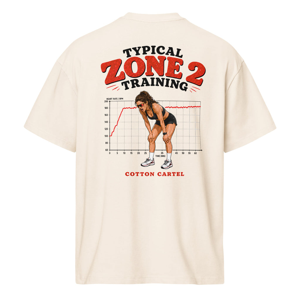 Zone 2 Running Female Oversized Box Tee - cotton cartel