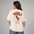 Zone 2 Running Female Oversized Box Tee - cotton cartel