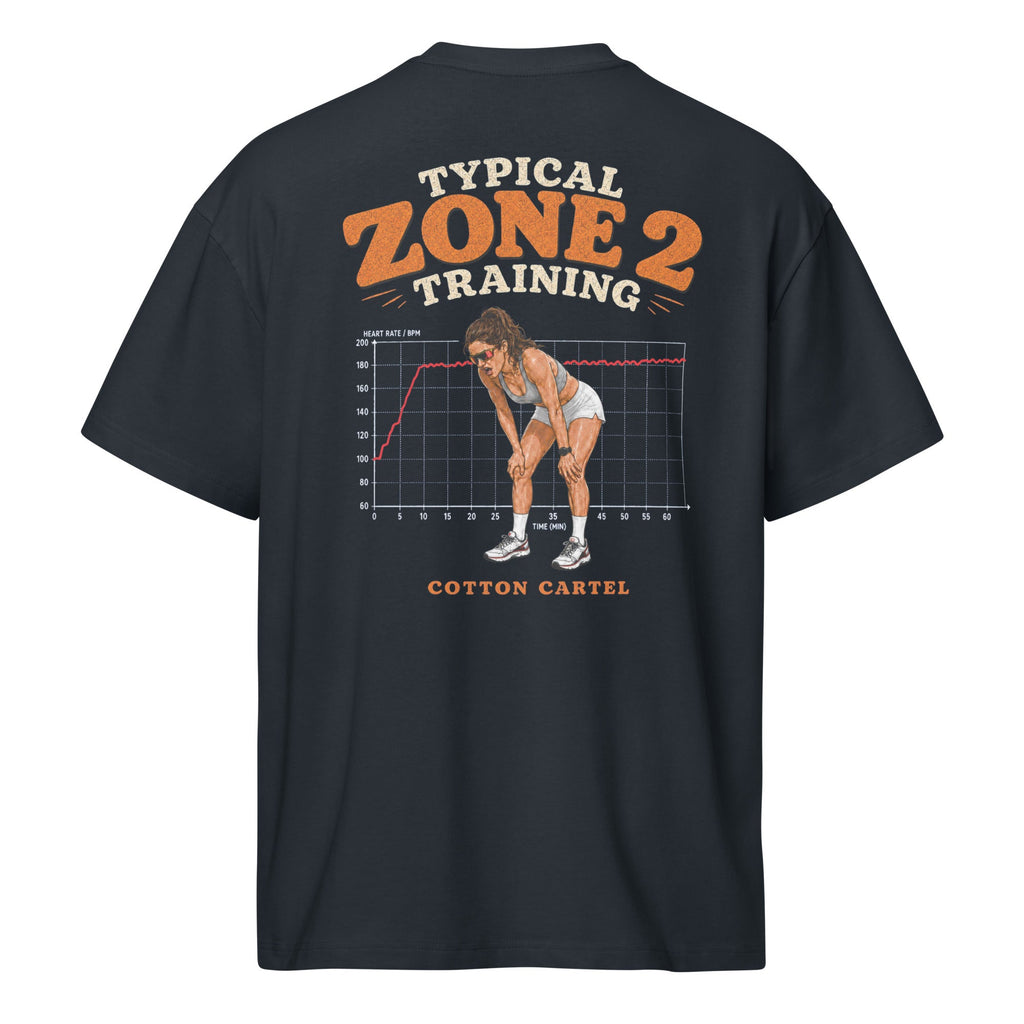 Zone 2 Running Female Oversized Box Tee - cotton cartel