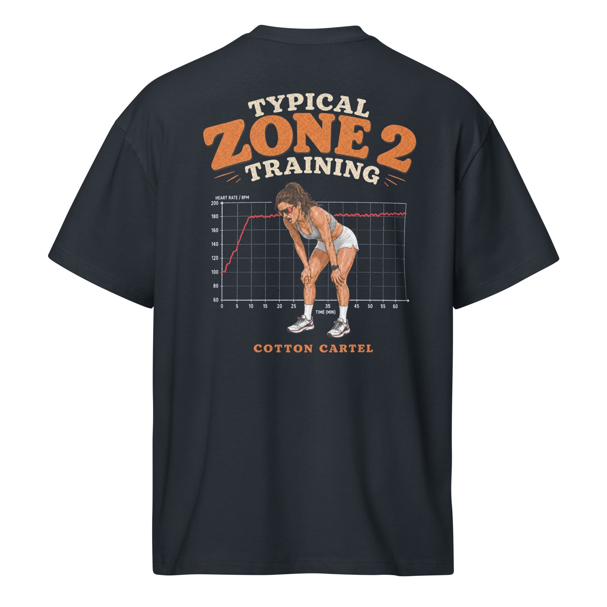 Zone 2 Running Female Oversized Box Tee - cotton cartel