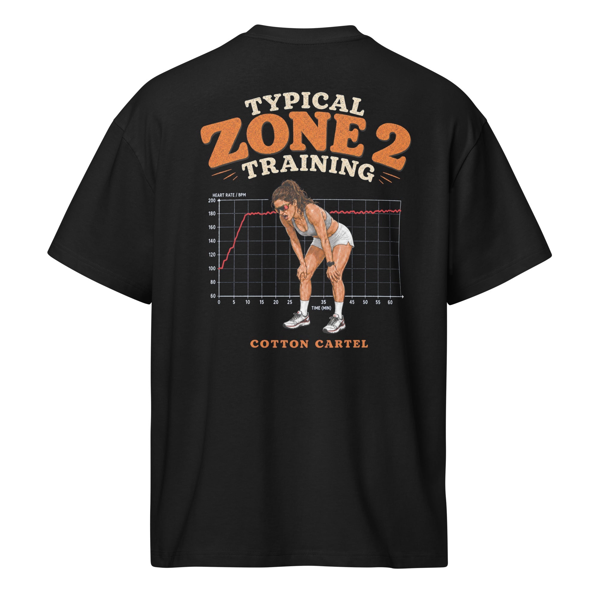 Zone 2 Running Female Oversized Box Tee - cotton cartel